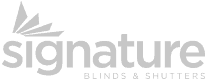 Signature blinds logo in grey
